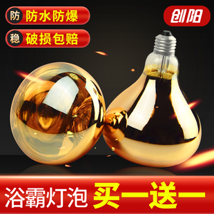 浴霸灯泡取暖275W通用发热防水防爆保温卫生间养殖烤灯家用5W照明