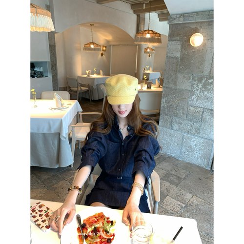 aaaaxbbb天丝棉麻牛仔套装衬衫