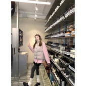 aaaaxbbb 穿越大吉岭 羽绒马甲保暖百搭休闲上衣韩系秋冬厚外套女