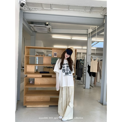 aaaaxbbb系带拖地裤长裤休闲裤