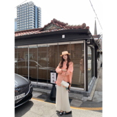 aaaaxbbb 巨好穿三色重磅面料天丝亚麻长裙减龄半身裙女 京都町屋