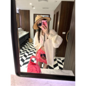 雾野山茶 花边白色衬衫 防晒长袖 aaaaxbbb 宽松薄款 温柔通勤上衣女