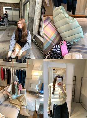 aaaaxbbb 赫尔海姆 三色立领白鸭绒羽绒马甲冬季保暖背心外套女冬