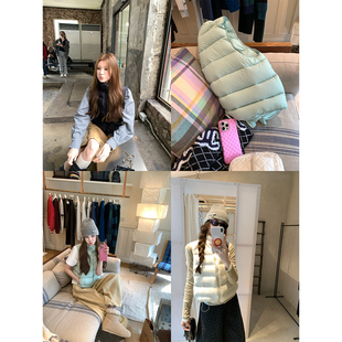 保暖背心外套女冬 三色立领白鸭绒羽绒马甲冬季 aaaaxbbb 赫尔海姆