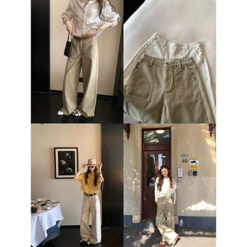 aaaaxbbb波尔多左岸全棉牛仔裤