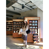 aaaaxbbb 中古风琴 假两件拼接格子裙半裙设计感时髦小众中裙秋冬