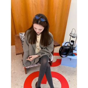 套装 100羊毛西装 加棉加厚保暖外套裙子 克莱德小镇 aaaaxbbb