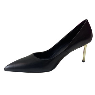 CHOOL 尖头细跟纯色白色百搭筷子跟气质风 KILLS浅口高跟性感单鞋