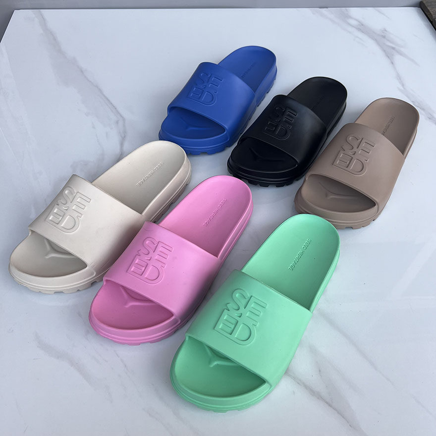 纯原澳洲小众一体成型环保合成材料超轻平底休闲拖鞋36-41码