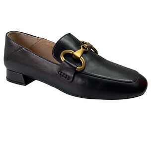 真皮舒适透气金属马衔扣平底低跟 时尚 CHOOL KILLS休闲百搭乐福鞋