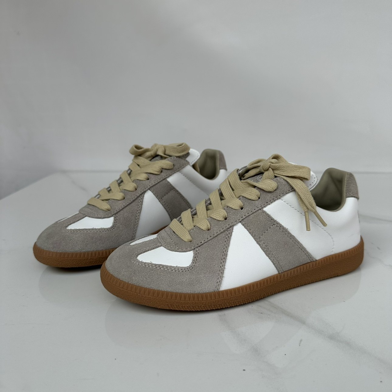 外贸纯原女士德训鞋真皮平底板鞋百搭休闲鞋运动鞋35/36码小白鞋,女鞋,时尚休闲鞋,淘宝优惠券,粉丝福利购,淘宝优惠卷