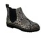 EUROPEAN AND AMERICAN STYLE PERSONALITY SNAKE PRINT CHELSEA BOOTS AUTUMN SLEEVE SQUARE HEEL LOW HEEL WOMENS BOOTS TEMPERAMENT FASHION BOOTS
