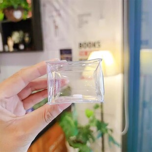 小方糖娃包毛线泡泡玩偶小包卡通适用小饰品防尘可爱展示收纳袋