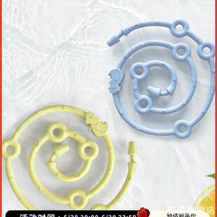 链子安抚奶嘴牙胶儿童婴幼儿防咬手婴儿推车磨牙棒加长婴儿车固定