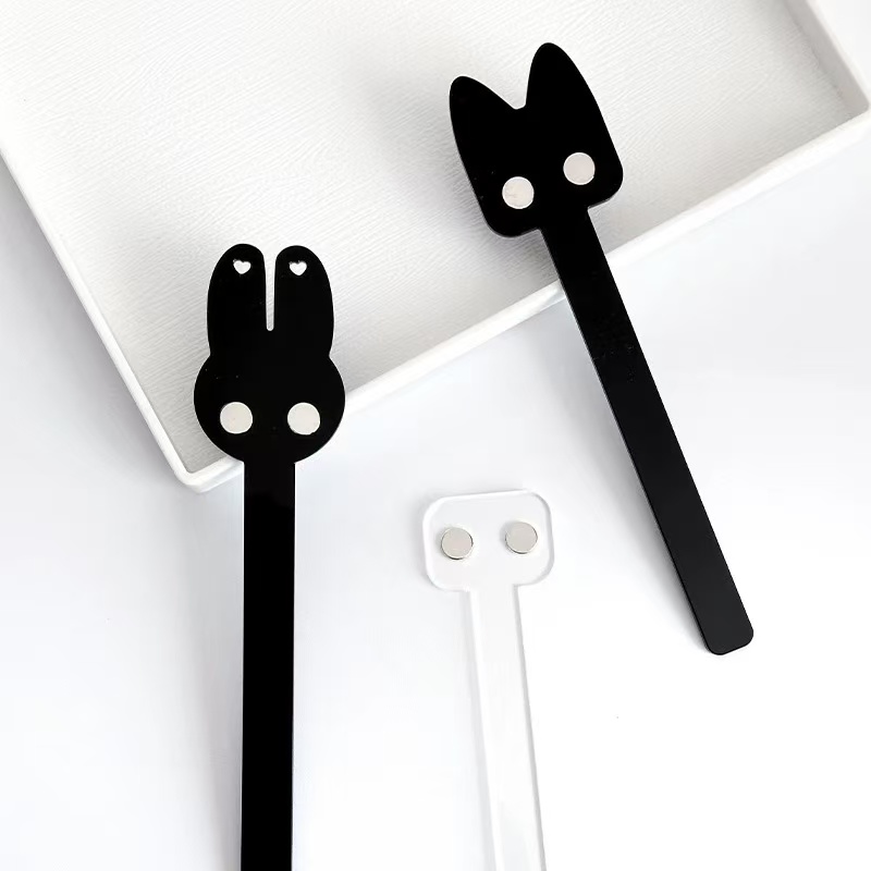 照道具棒亚克力谷美展示吧唧收纳高颜值磁吸谷子打卡棒徽章装饰