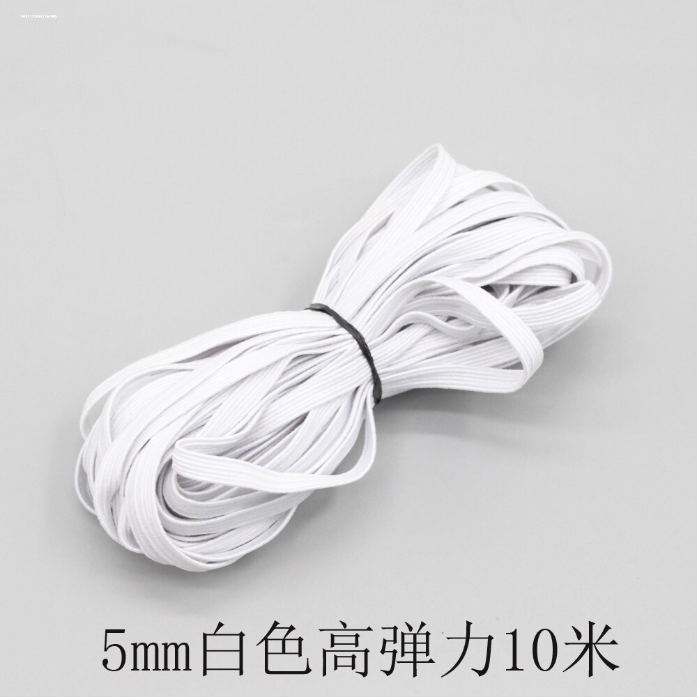 扎头发绳diy头绳材料配件大肠圈皮筋橡扁皮筋弹力绳高弹发圈制作