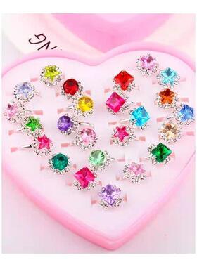 新品儿童宝石戒指仿水晶钻石摆件