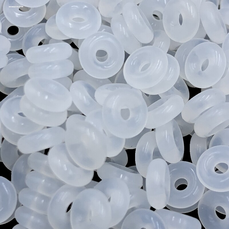 硅胶隔片透明塑料橡胶垫圈文玩手串水晶珍珠蜜蜡玉石项链防磨损擦