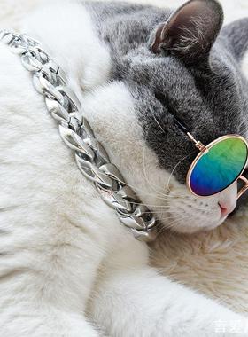 大型宠物狗项圈狗狗金项链塑料