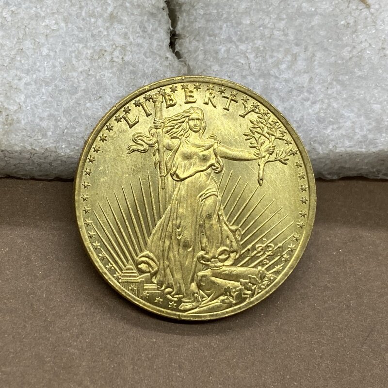 美国金硬币黄铜制造仿古工艺品国外纪念币