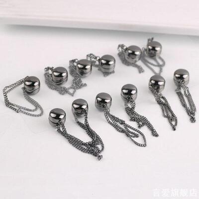 防走光磁吸无痕小胸针强力磁铁领扣免打孔不伤衣服领口配饰免缝