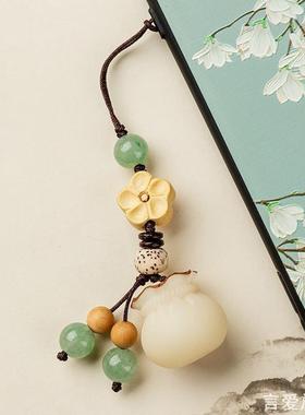 创意手工菩提钱袋手机链挂件情侣