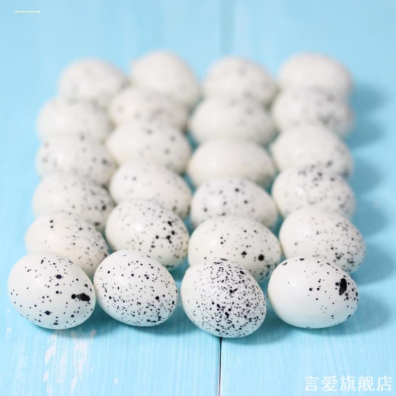 玩具小鸟蛋复活节用品仿真绘画拍摄写生装饰微景观小号小鸟摆设