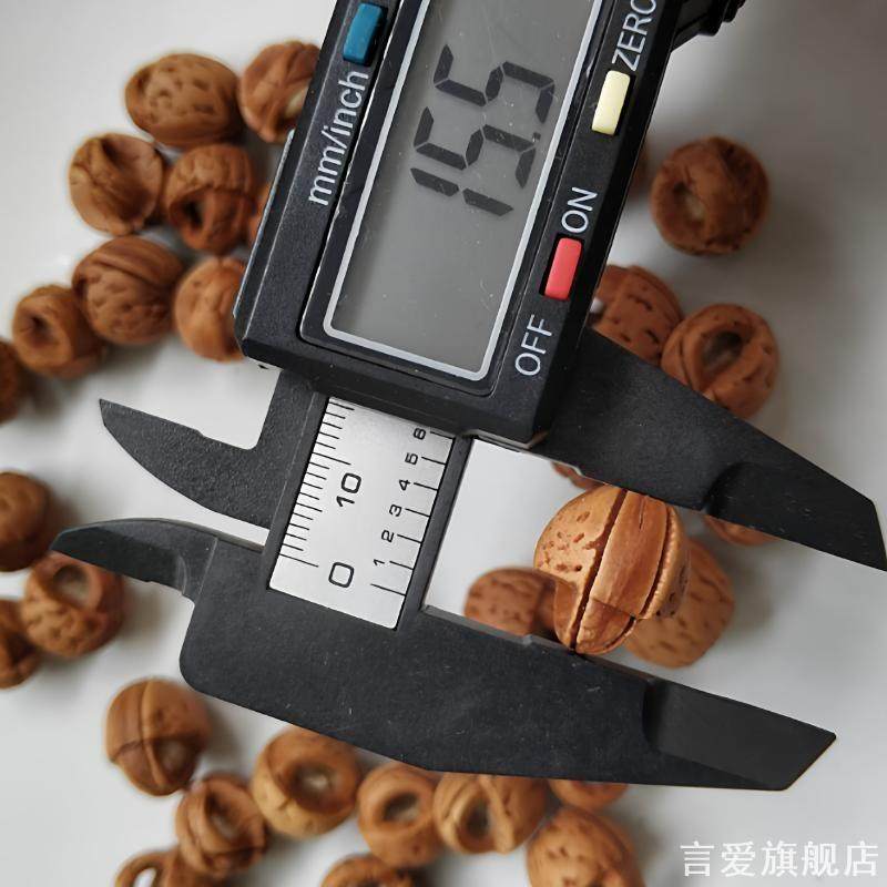 文玩配饰手工雕刻挂件桃核桃蓝diy配件宝宝饰品编红绳手脚链配件