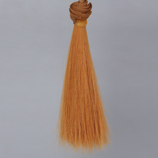 BJD/SD纯色材料万用假发发排发帘15厘米植发改装cos渐变色新品