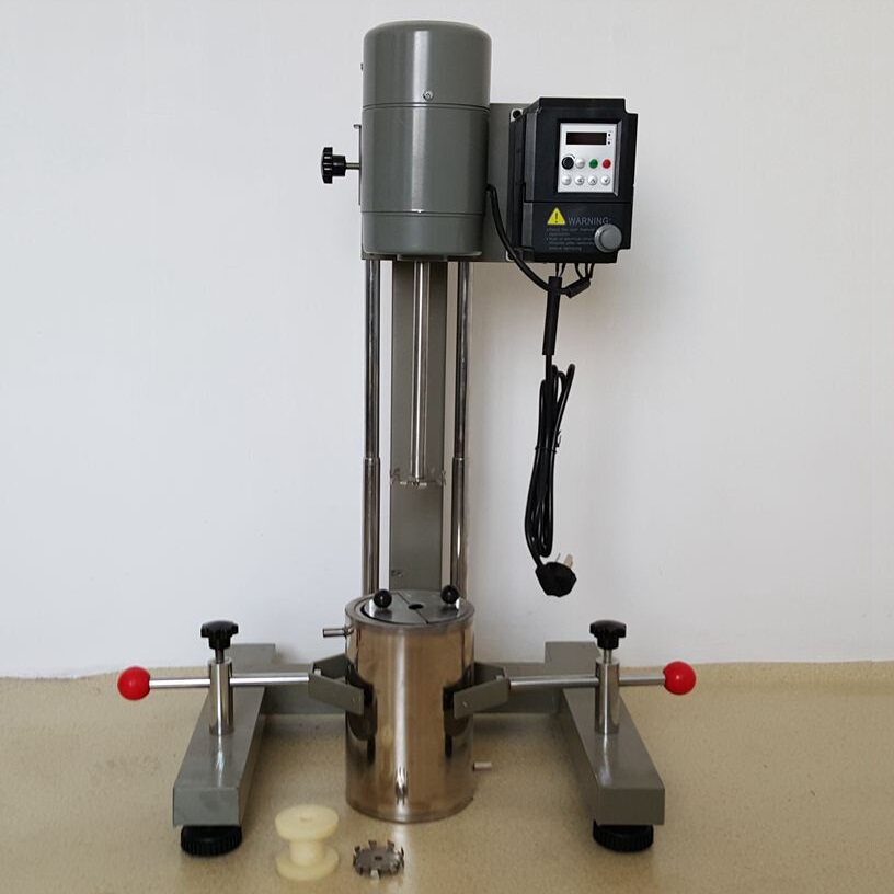 齐威JFS-550W高速变频分散搅拌砂磨机三用机实验室分散机JFS-750W