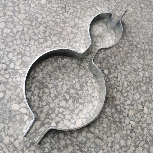 高速路葫芦形管卡双半圆加厚镀锌