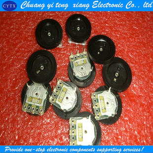 10K 5脚 162MM 双联 拨盘电位器 B103 创亿腾翔‖齿轮电位器