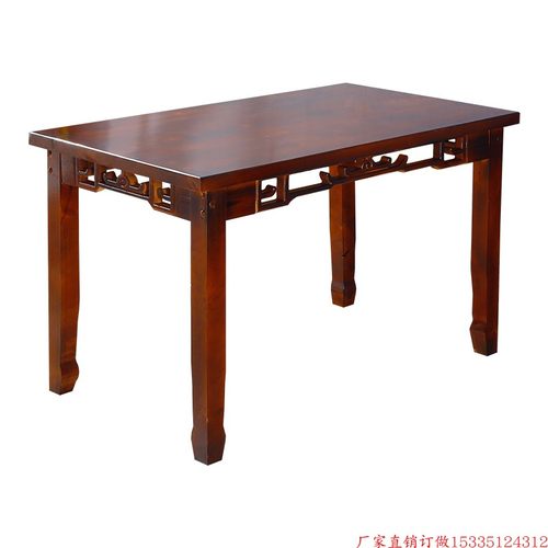 特价实木饭店酒吧面馆可定做桌子