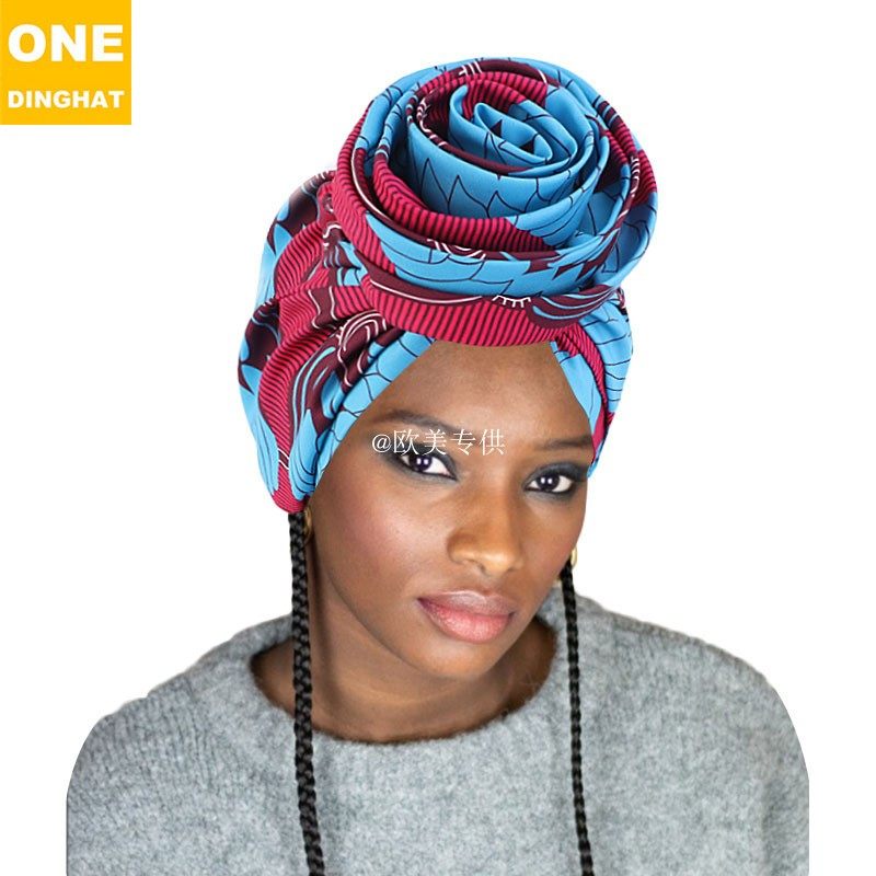 非洲内衬色丁头巾帽中东装饰帽民族舞蹈包头帽波希米亚turban hat