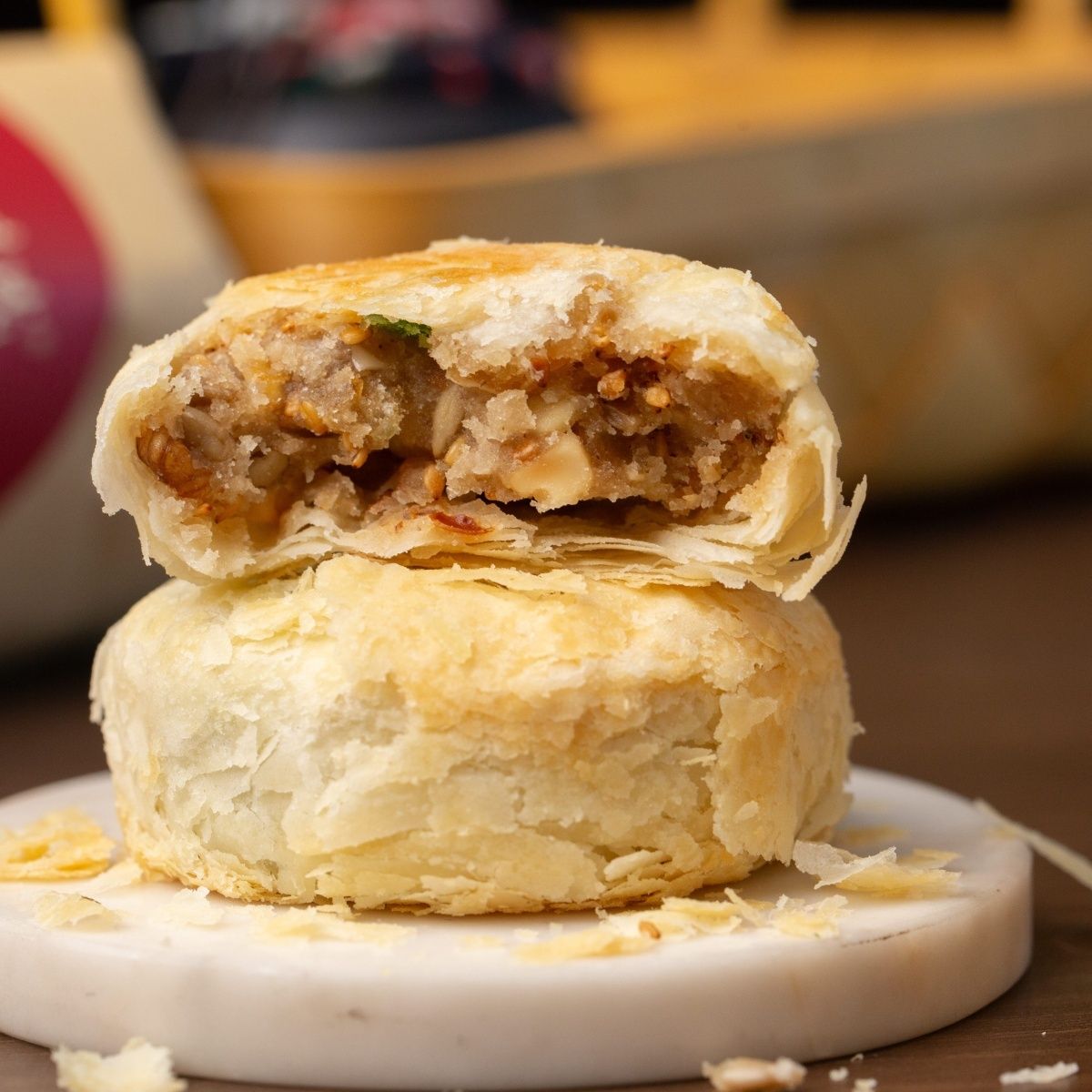 中秋月饼净素素食手工苏456.00g