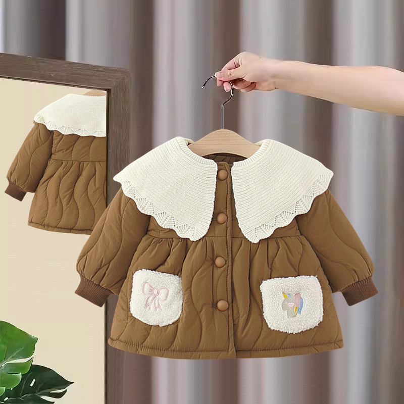 宝宝棉服2025冬装新款加厚棉衣
