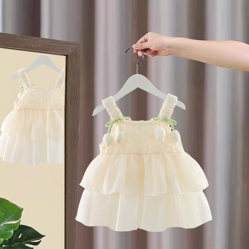 女童连衣裙夏季2025新款儿童薄款洋气女宝宝夏装时髦吊带公主裙子,童装/婴儿装/亲子装,连衣裙,淘宝优惠券,粉丝福利购,淘宝优惠卷