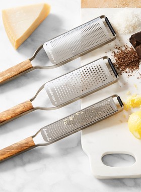 【现货】美国Microplane核桃木系列刨丝器柠檬柑橘芝士巧克力