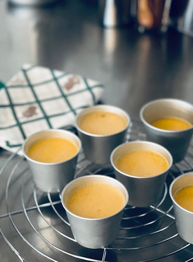 现货 日本制 远藤孝100cc不锈钢布丁杯/小山进比重杯/烘焙配料杯