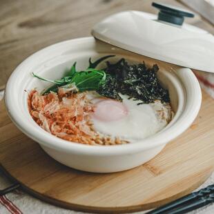 【现货】日本野田珐琅nodahoro搪瓷带盖碗迷你泡面小汤锅炖锅