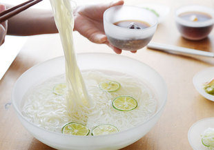 【现货】日本制 广田硝子 吹雪系列 玻璃碗小蝶冷面碗沙拉钵