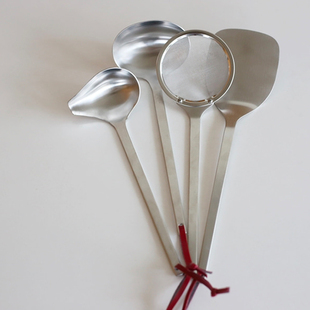 【现货】日本Aizawa 相泽工房 18-8不锈钢汤勺漏勺横口勺分餐勺