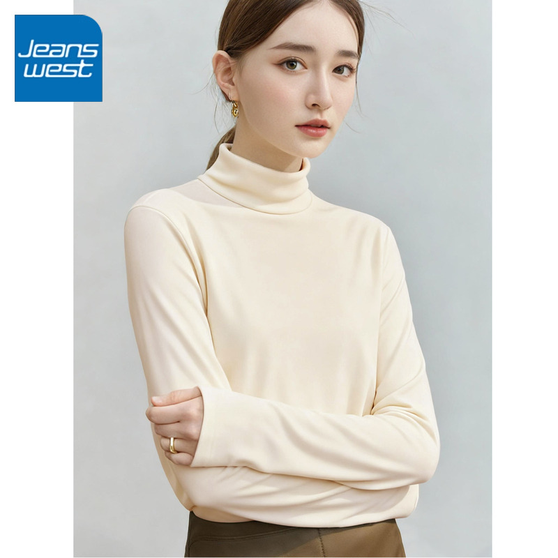 真维斯德绒打底衫女2025年新款