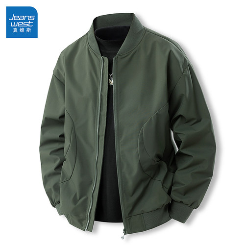 GL真维斯美式休闲夹克男款