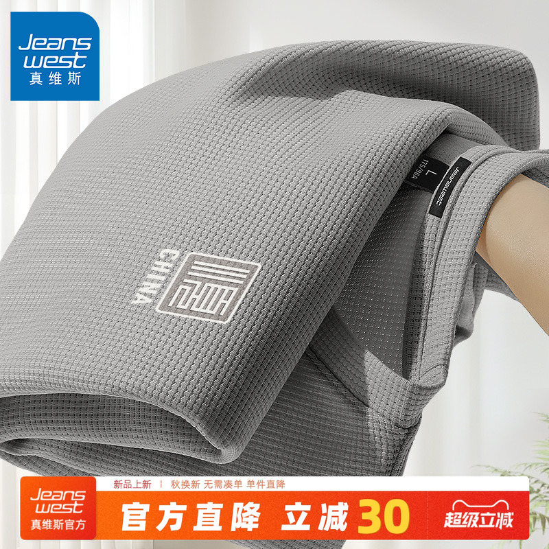 真维斯男士短袖t恤夏季美式复古