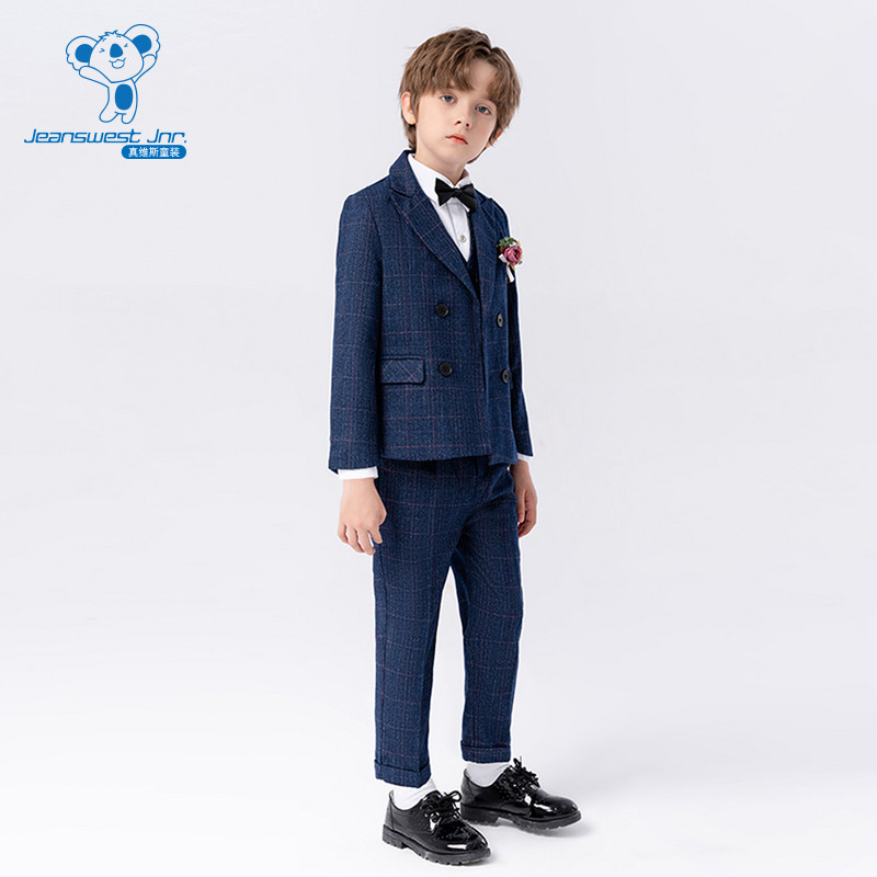 GD真维斯男童 春季新款 时尚休闲帅气儿童西装礼服大中童套装