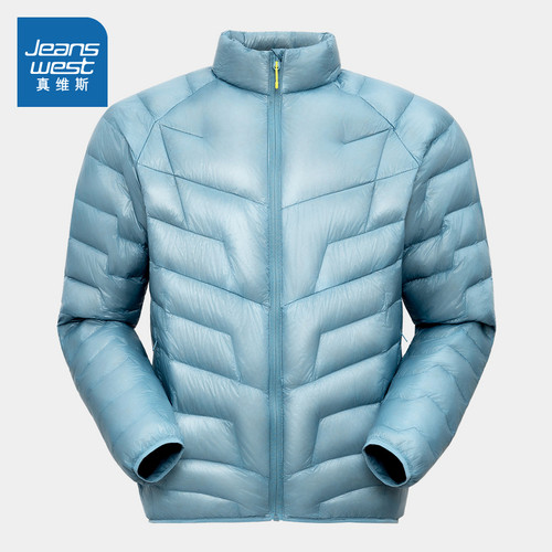 男装潮流保暖立领羽绒外套