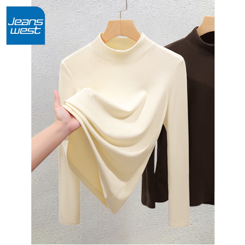 真维斯德绒打底衫女2025年新款