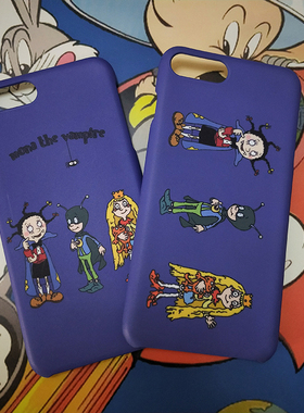 Cookies Shell 小魔女蒙娜 手机壳磨砂硬壳iphoneX 67plus半全包