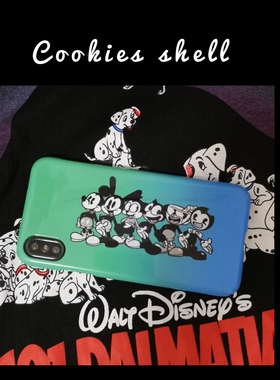 米奇 奥斯华 手机壳亮面磨砂硬壳iphoneX 67plus半全包